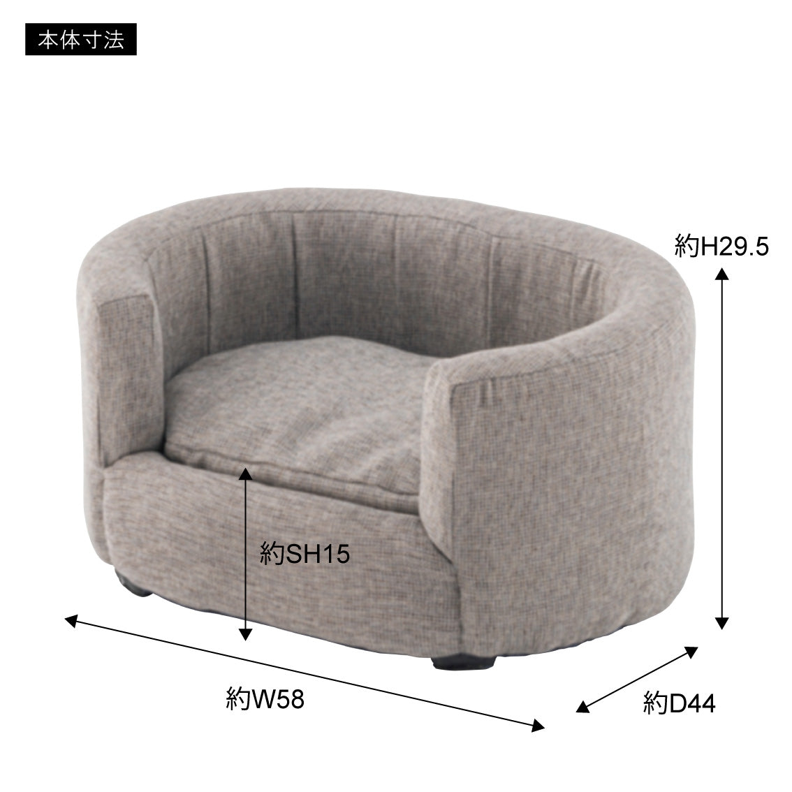 WF-PET-003 / ペット用品 / グレー